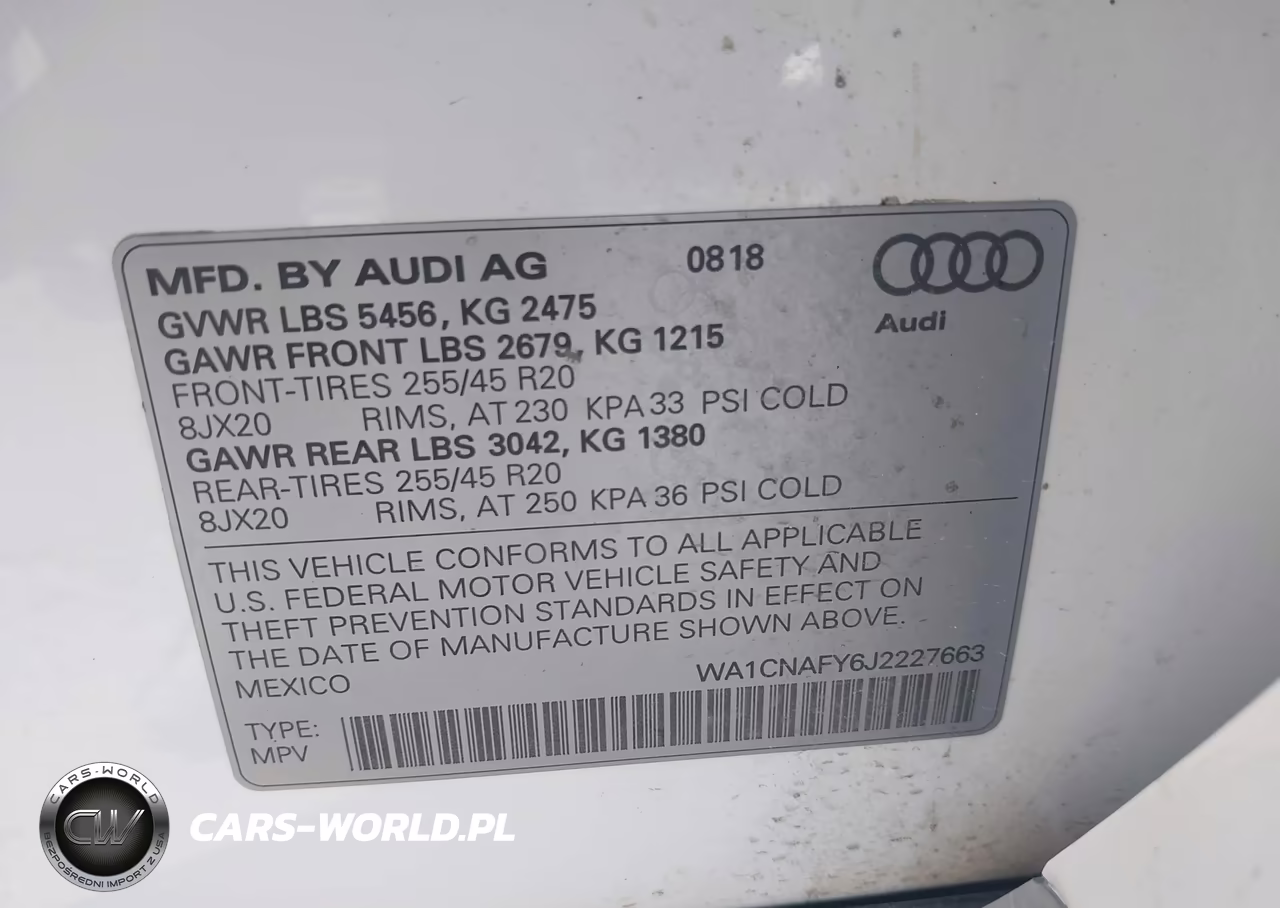 2018 Audi Q5 2.0T Premium-2.0T Tech Premium VIN:WA1CNAFY6J2227663 - 9
