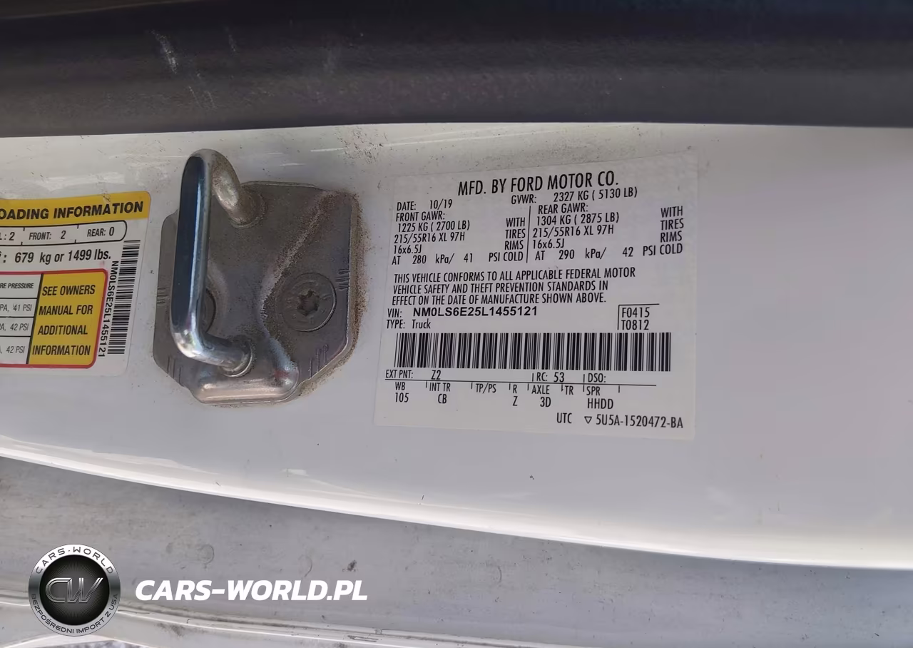 2020 Ford Transit Connect Xl VIN:NM0LS6E25L1455121 - 9