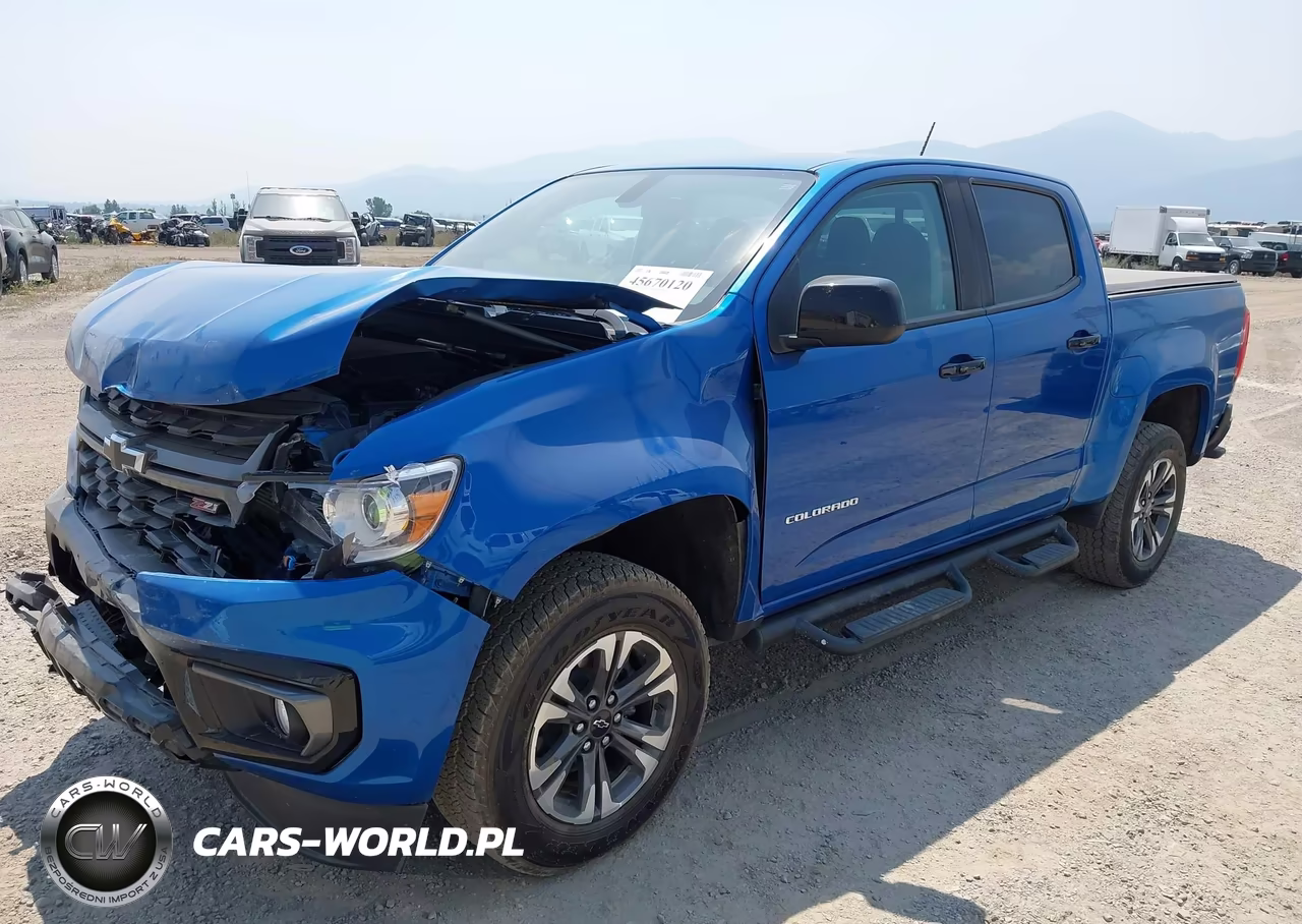 2021 Chevrolet Colorado Z71 VIN:1GCGTDEN3M1295466 - 2