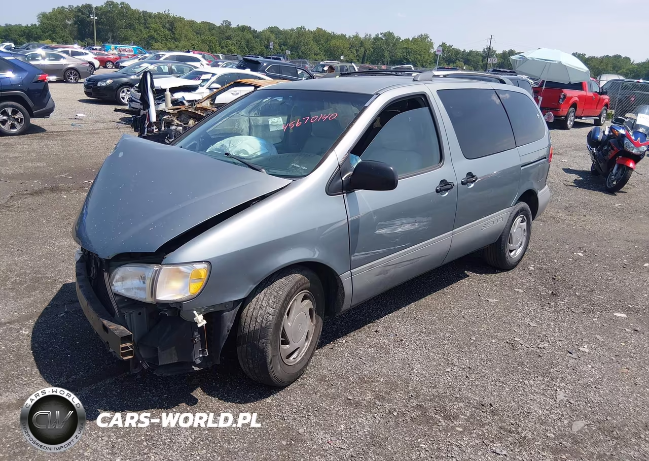 2000 Toyota Sienna Le VIN:4T3ZF13C8YU302340 - 2