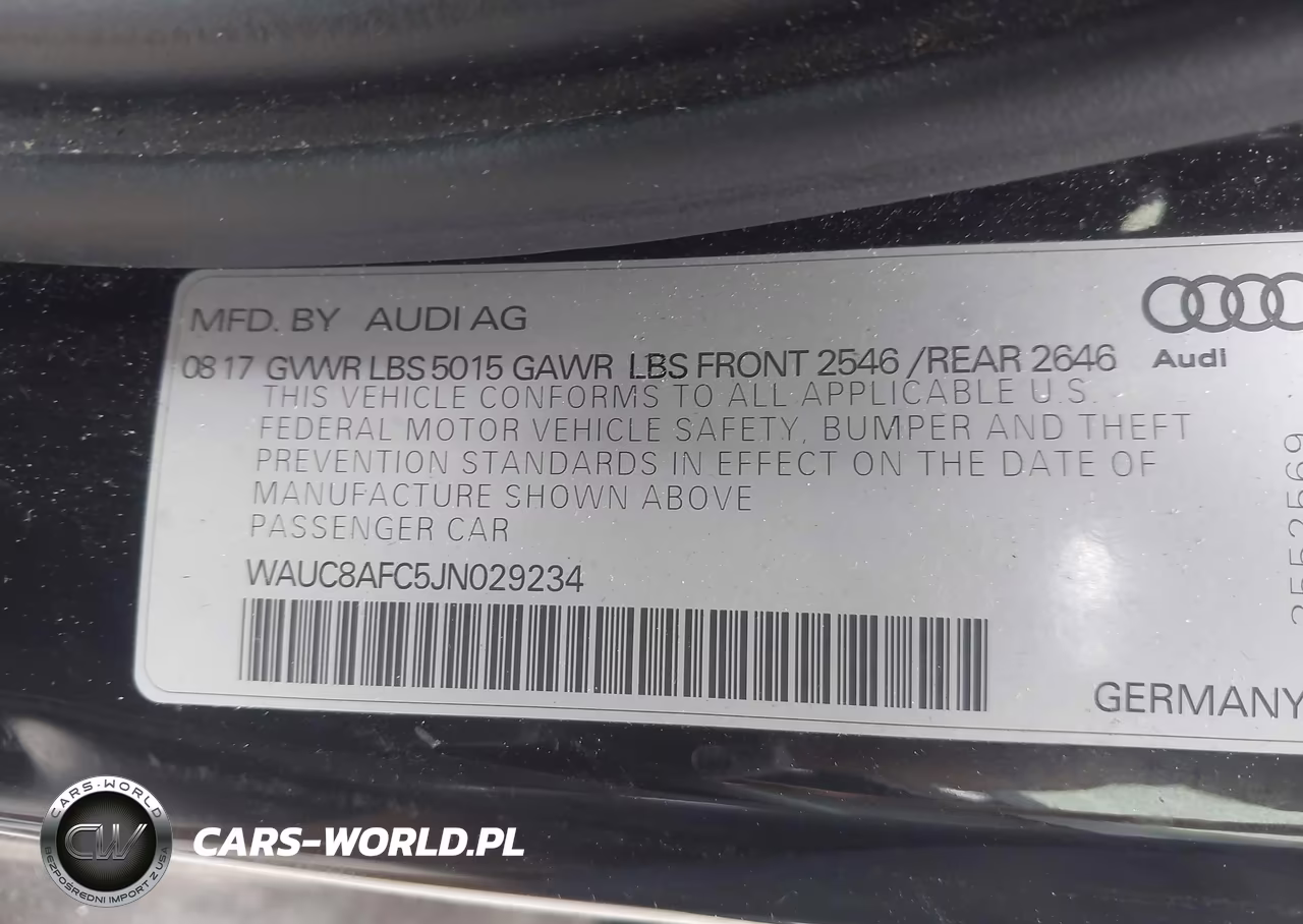 2018 Audi A6 2.0T Premium-2.0T Sport VIN:WAUC8AFC5JN029234 - 9