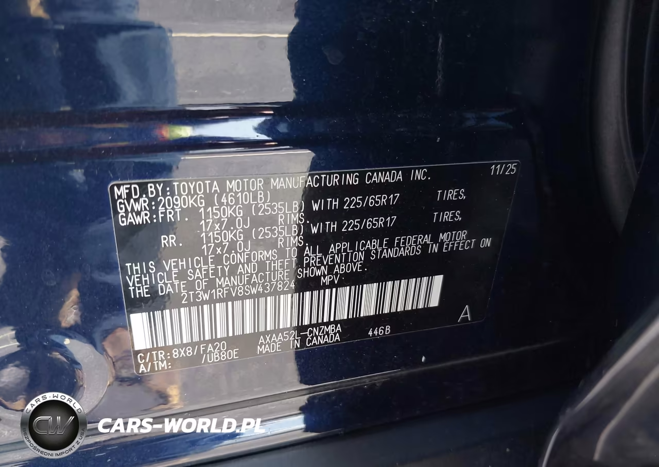 2025 Toyota Rav4 Xle VIN:2T3W1RFV8SW437824 - 9