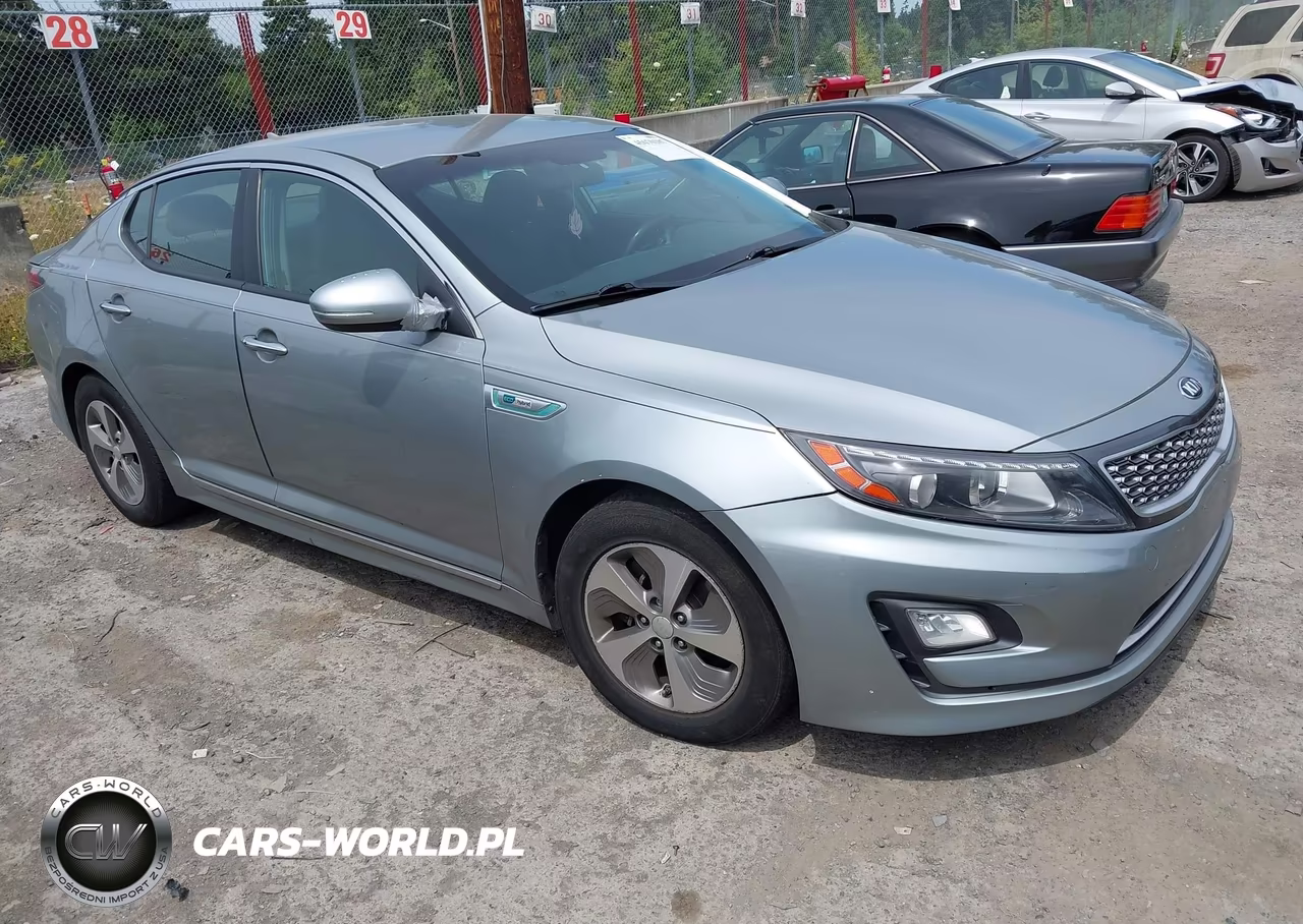 2014 Kia Optima Hybrid Lx VIN:KNAGM4AD0E5072268 - 1