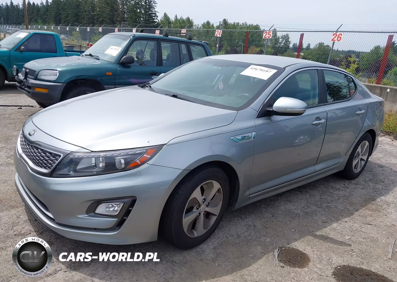 2014 Kia Optima Hybrid Lx VIN:KNAGM4AD0E5072268 - 2