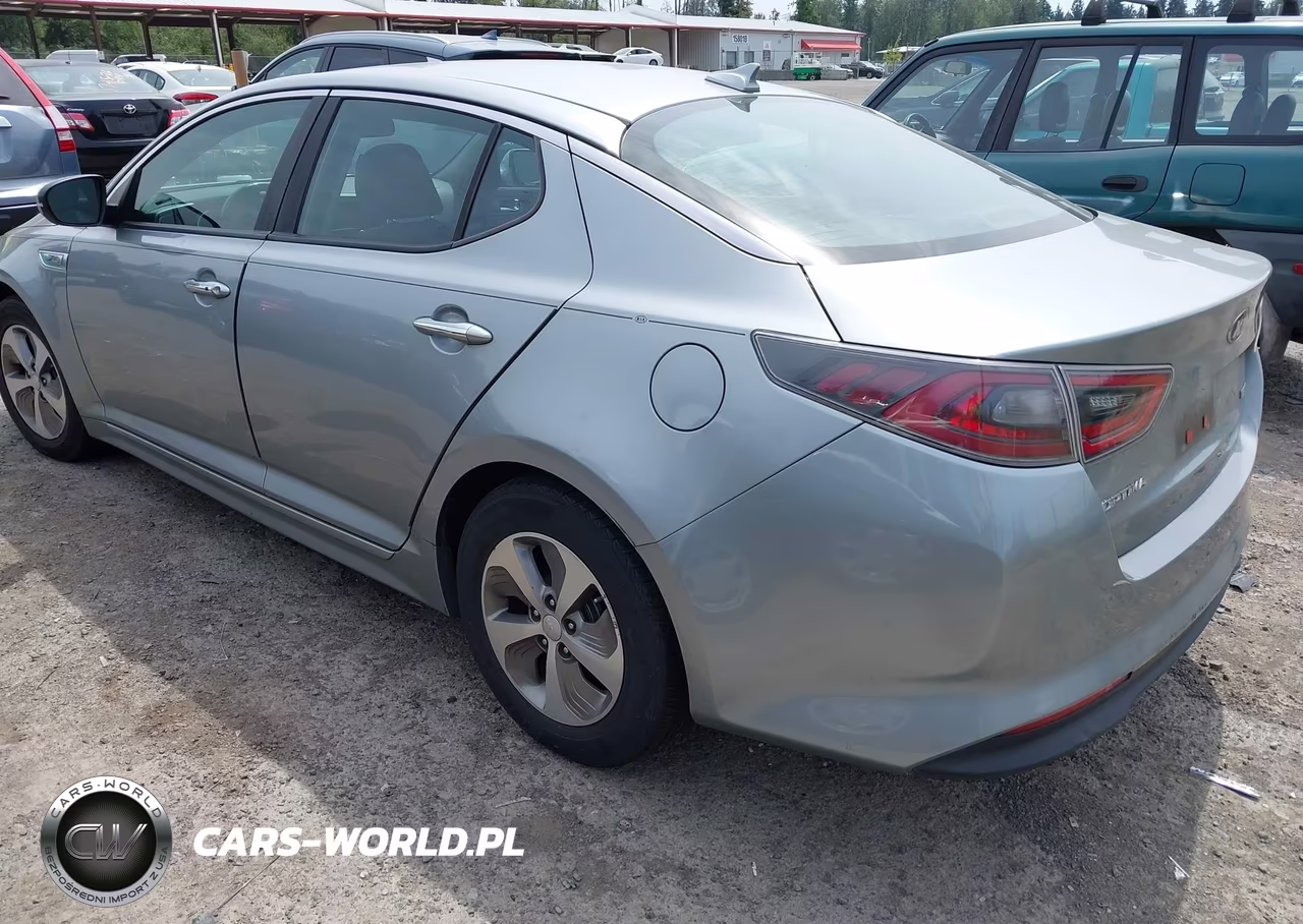 2014 Kia Optima Hybrid Lx VIN:KNAGM4AD0E5072268 - 3