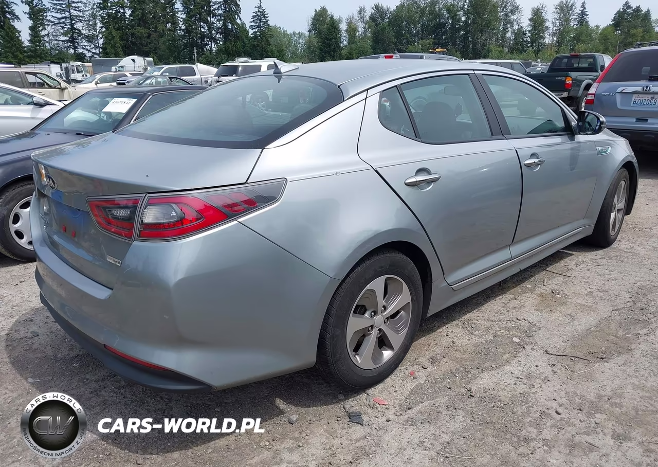 2014 Kia Optima Hybrid Lx VIN:KNAGM4AD0E5072268 - 4