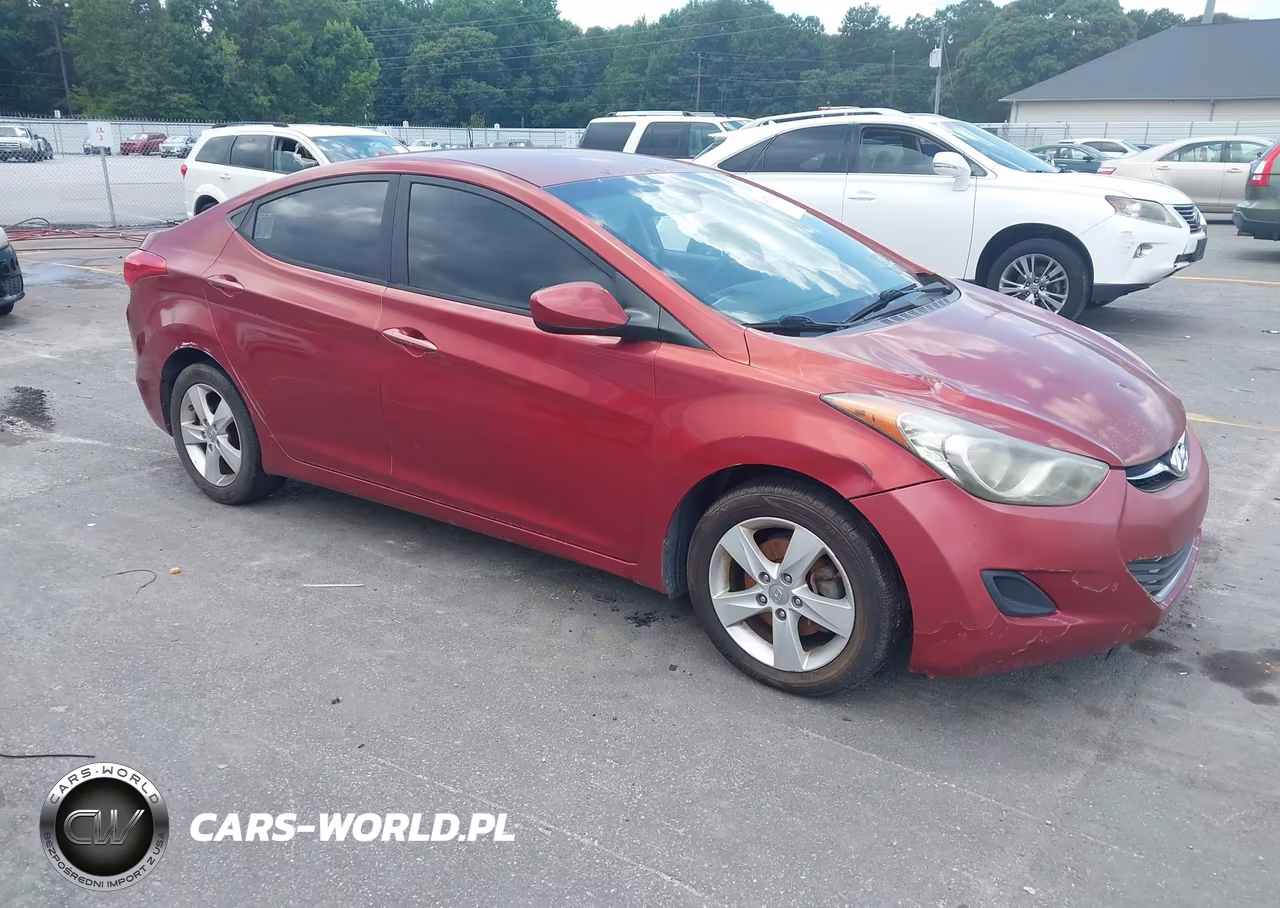 2013 Hyundai Elantra Gls VIN:5NPDH4AE3DH264284 - 1