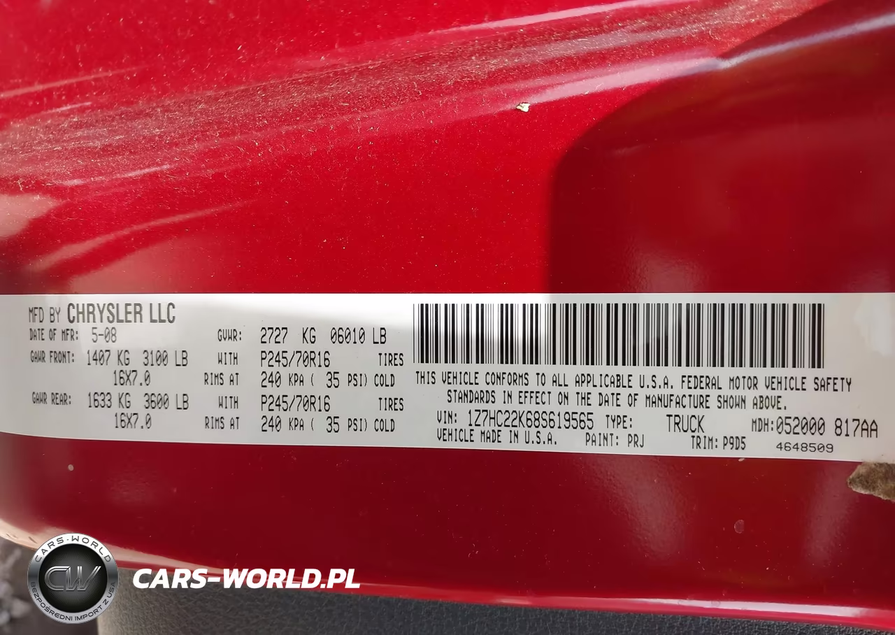 2008 Mitsubishi Raider Ls VIN:1Z7HC22K68S619565 - 9