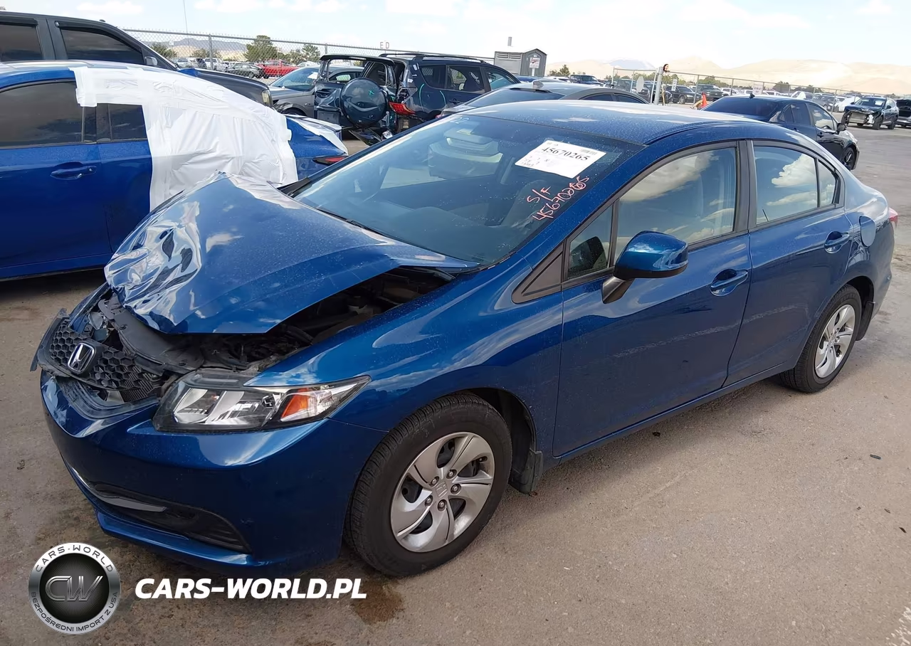 2013 Honda Civic Lx VIN:2HGFB2F5XDH568830 - 2