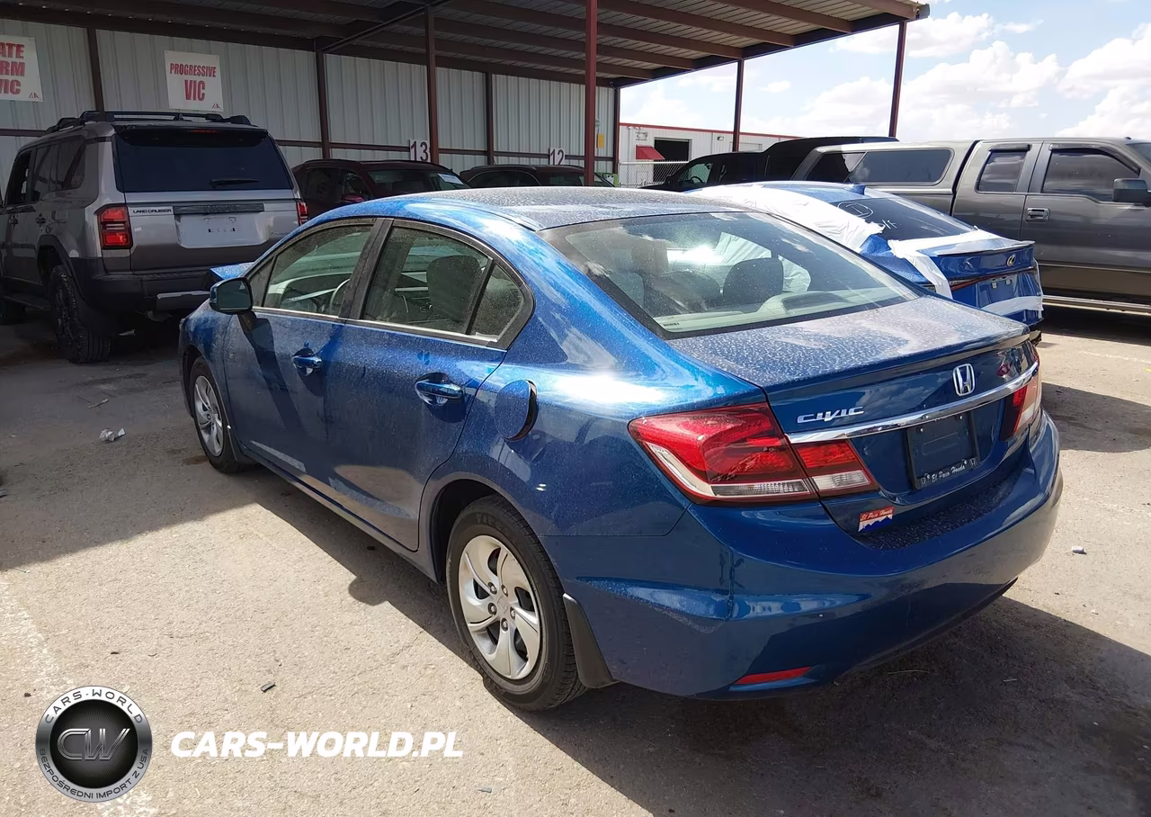 2013 Honda Civic Lx VIN:2HGFB2F5XDH568830 - 3