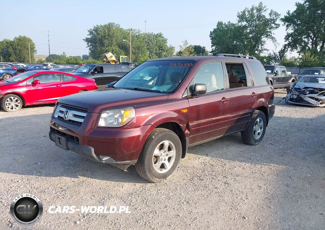 2008 Honda Pilot Ex VIN:5FNYF28418B009257 - 2