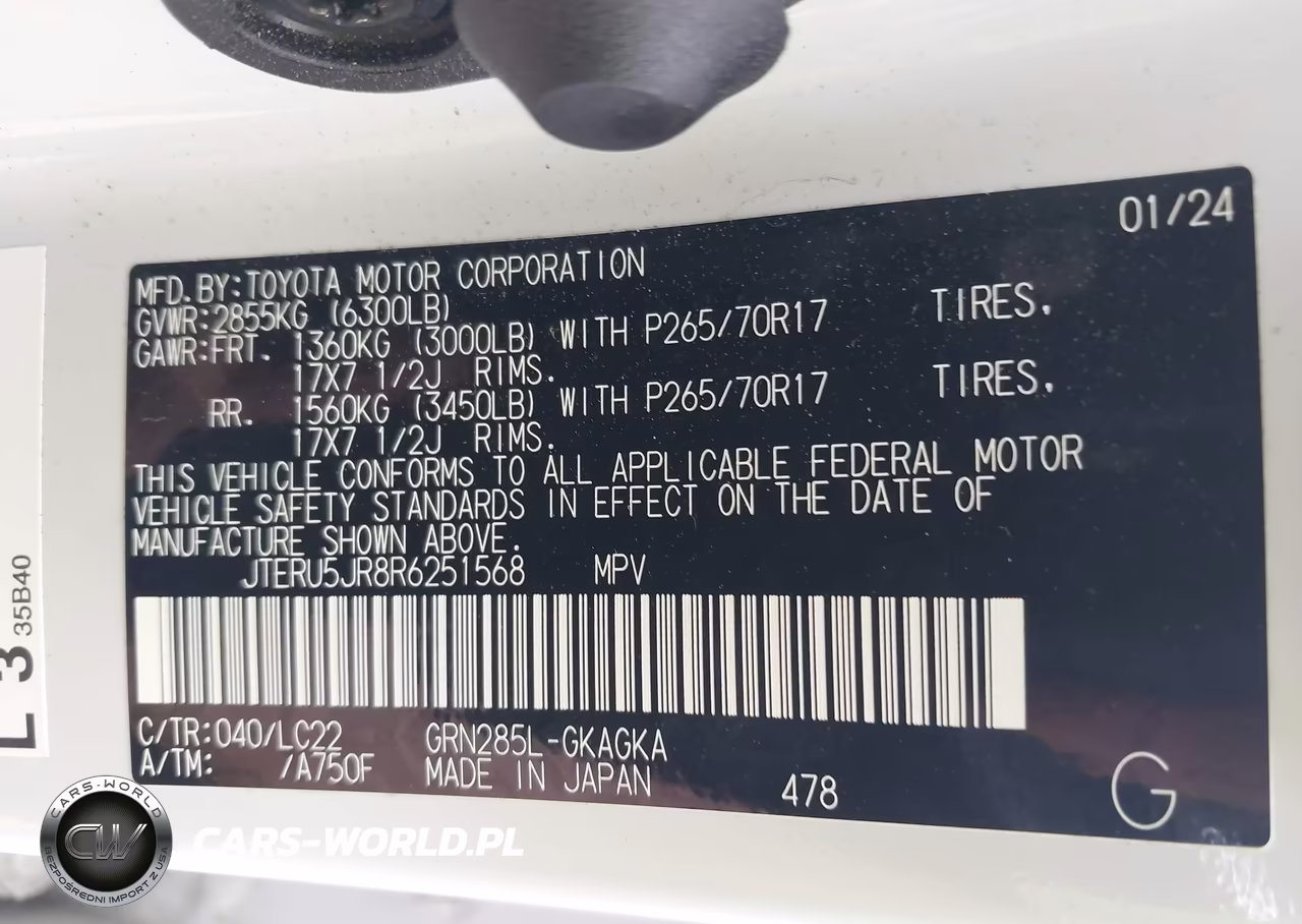 2024 Toyota 4Runner Trd Off Road Premium VIN:JTERU5JR8R6251568 - 9