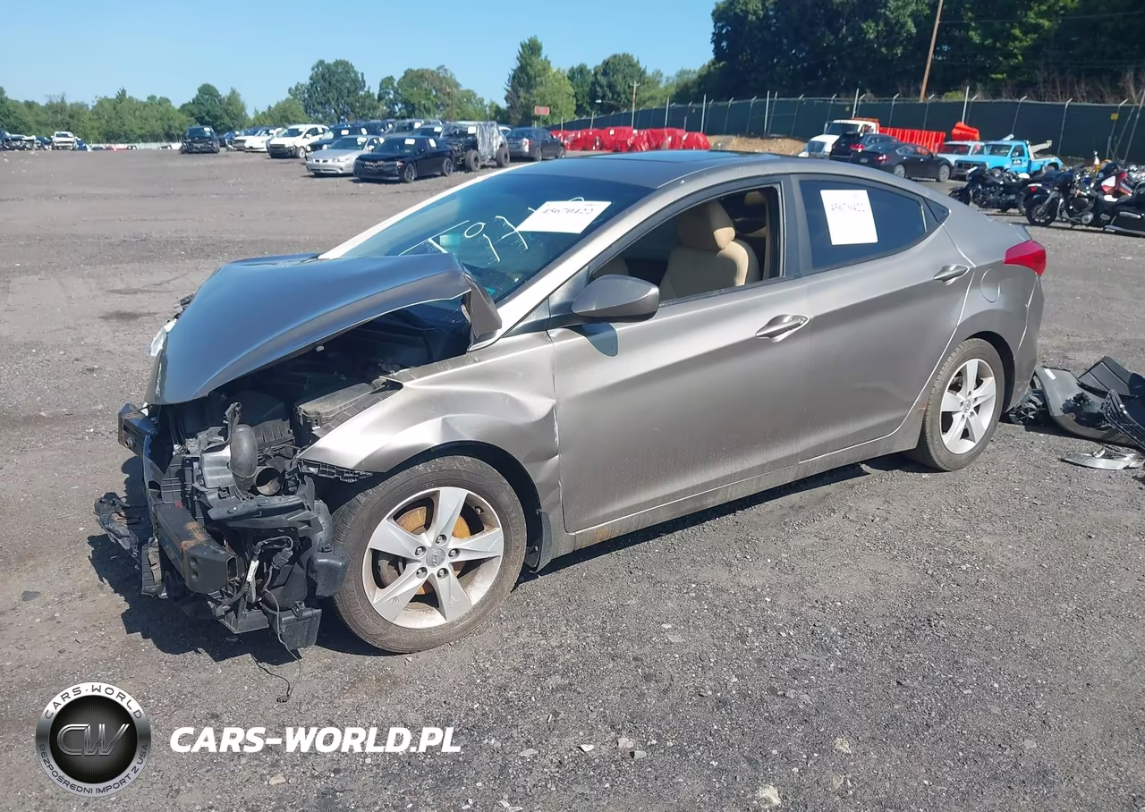 2013 Hyundai Elantra Gls VIN:5NPDH4AE5DH287758 - 2