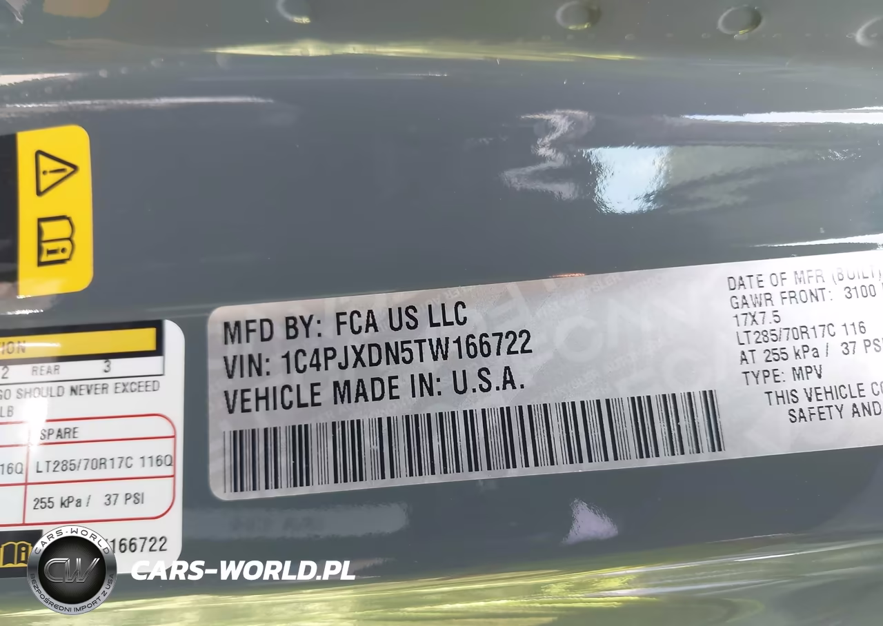2026 Jeep Wrangler Willys 4X4 VIN:1C4PJXDN5TW166722 - 9