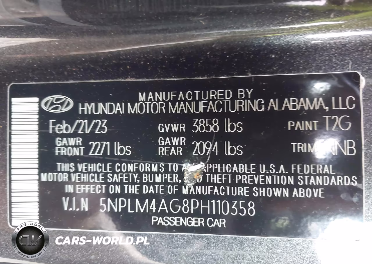 2023 Hyundai Elantra Sel VIN:5NPLM4AG8PH110358 - 9