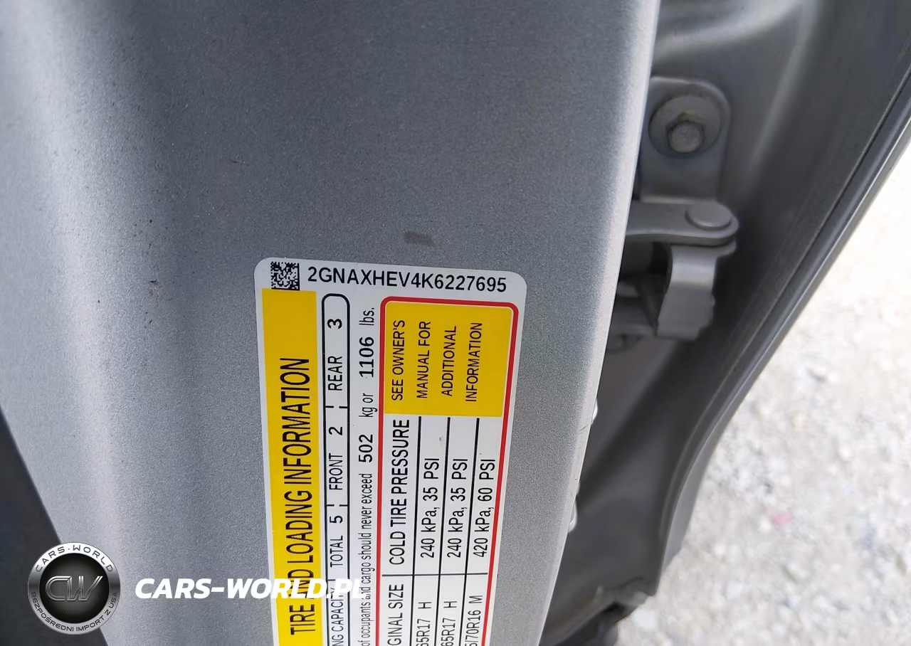 2019 Chevrolet Equinox Ls VIN:2GNAXHEV4K6227695 - 9