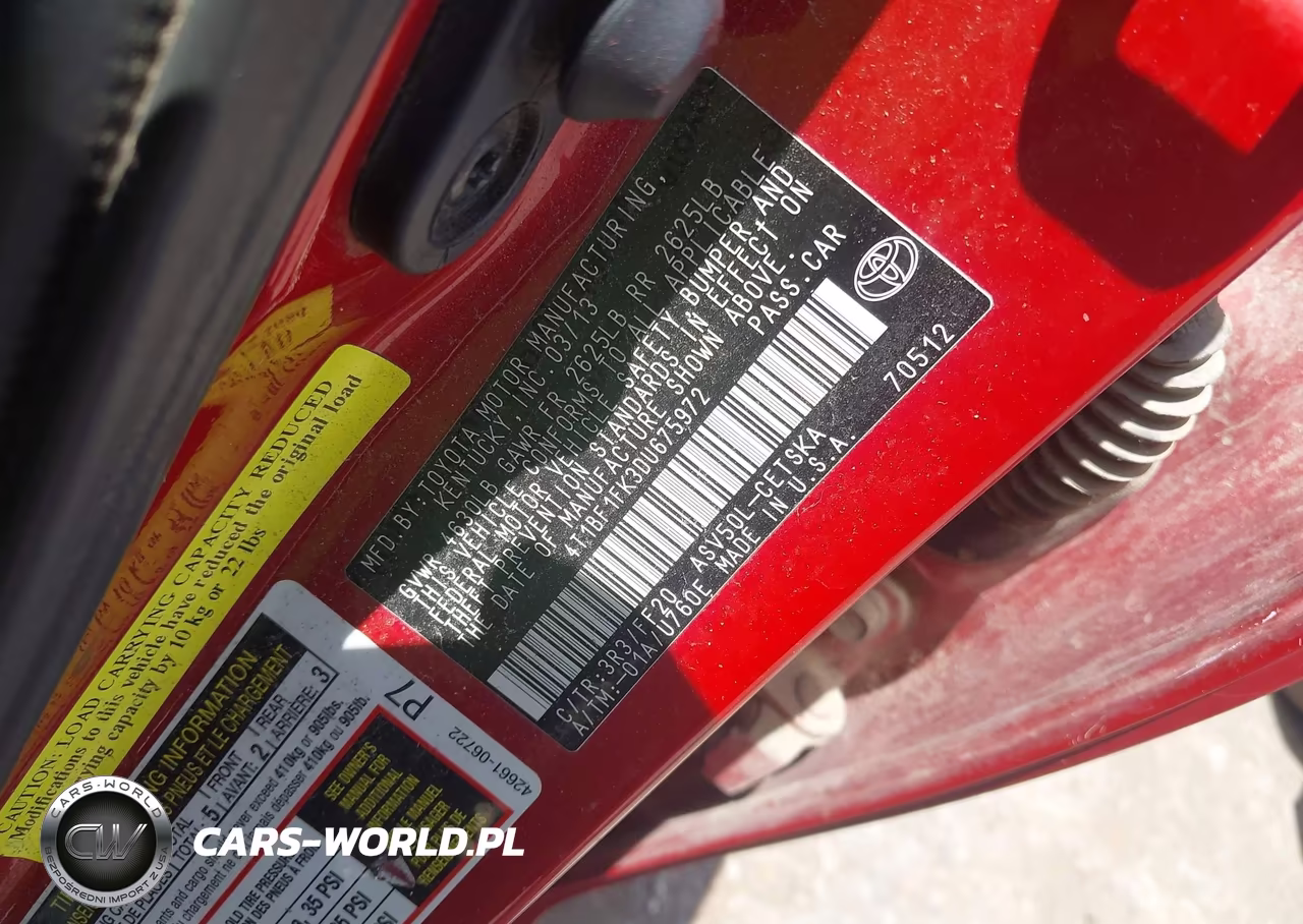 2013 Toyota Camry Se VIN:4T1BF1FK3DU675972 - 9