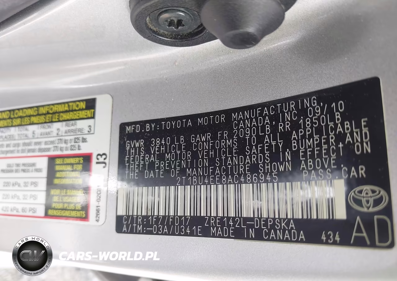 2010 Toyota Corolla S VIN:2T1BU4EE8AC486945 - 9