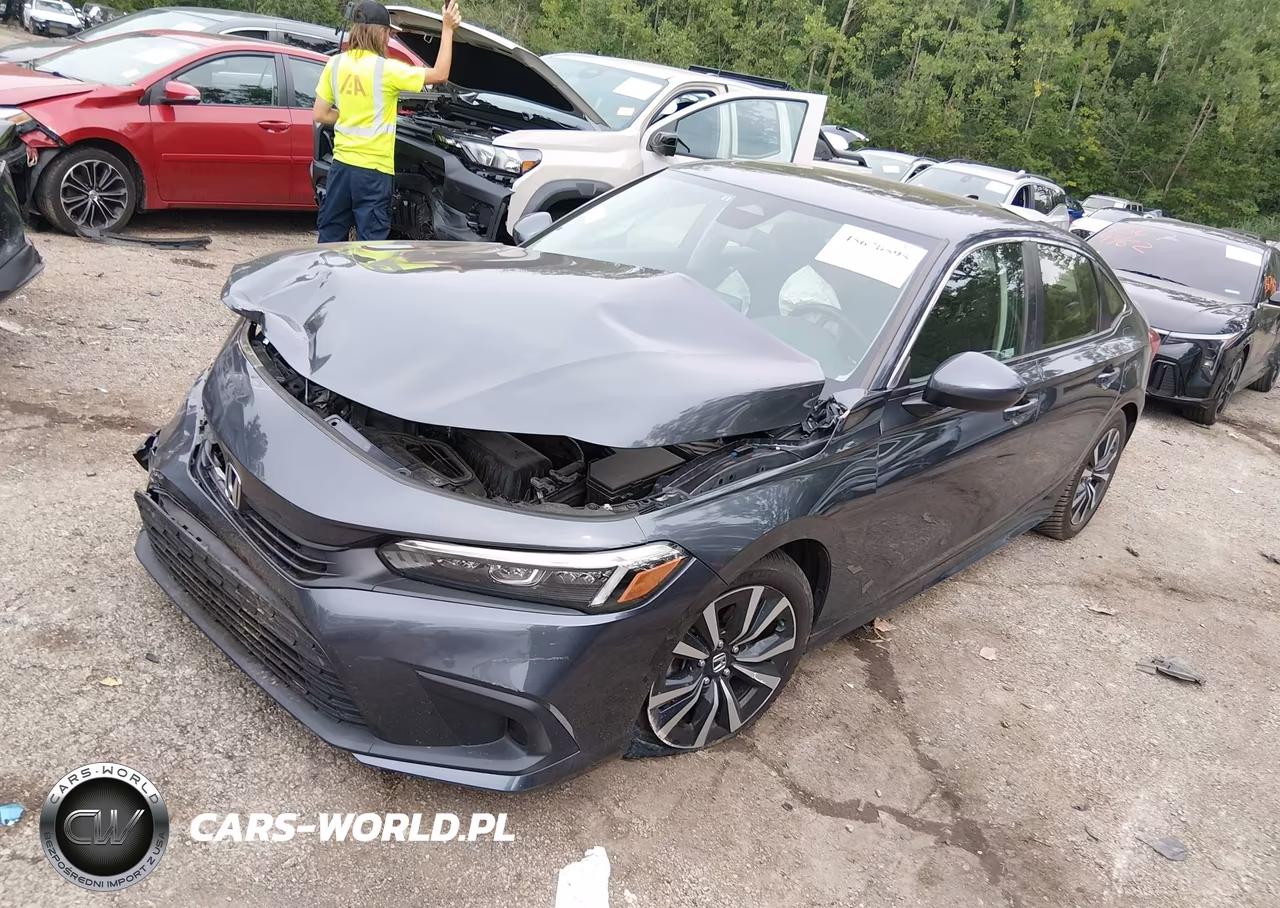 2022 Honda Civic Ex VIN:JHMFE1F76NX004489 - 2