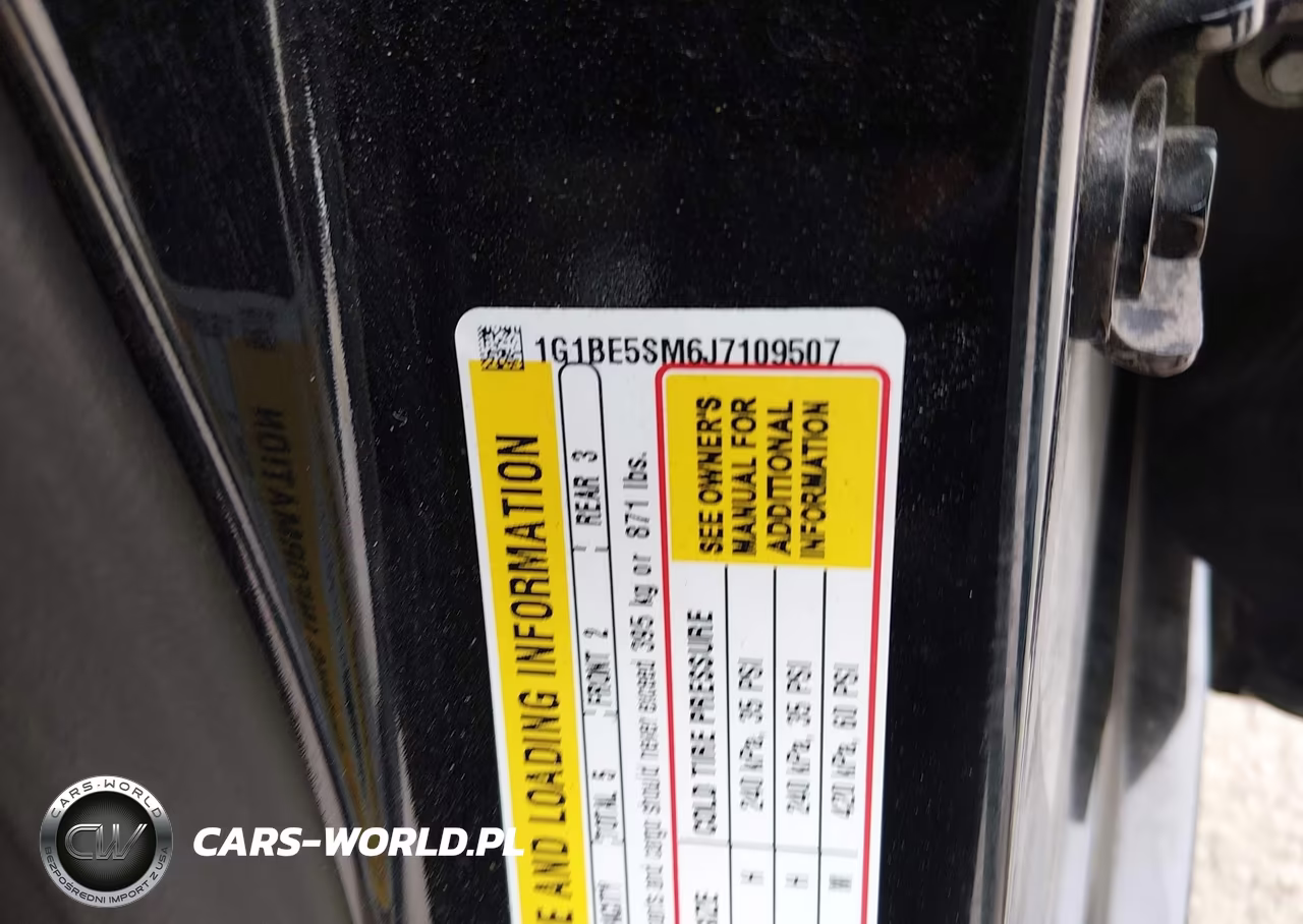 2018 Chevrolet Cruze Lt Auto VIN:1G1BE5SM6J7109507 - 9