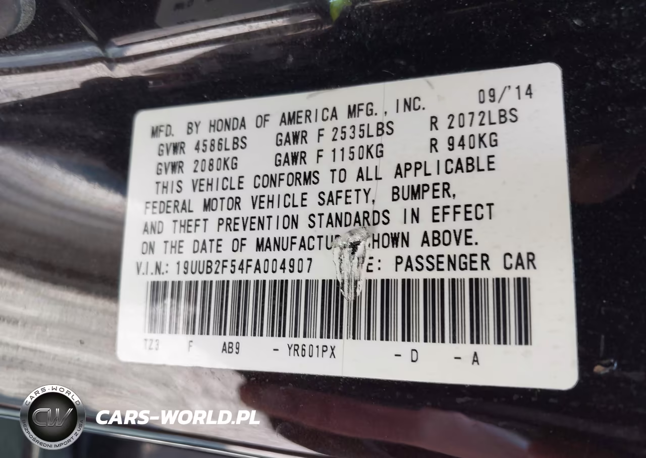 2015 Acura Tlx V6 Tech VIN:19UUB2F54FA004907 - 9