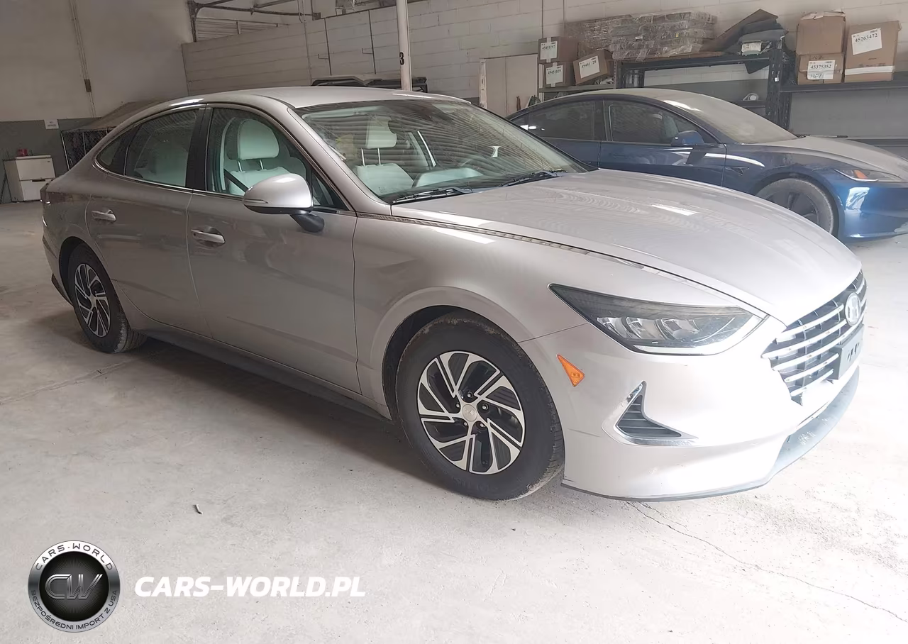 2021 Hyundai Sonata Blue VIN:KMHL24JJ0MA028236 - 1