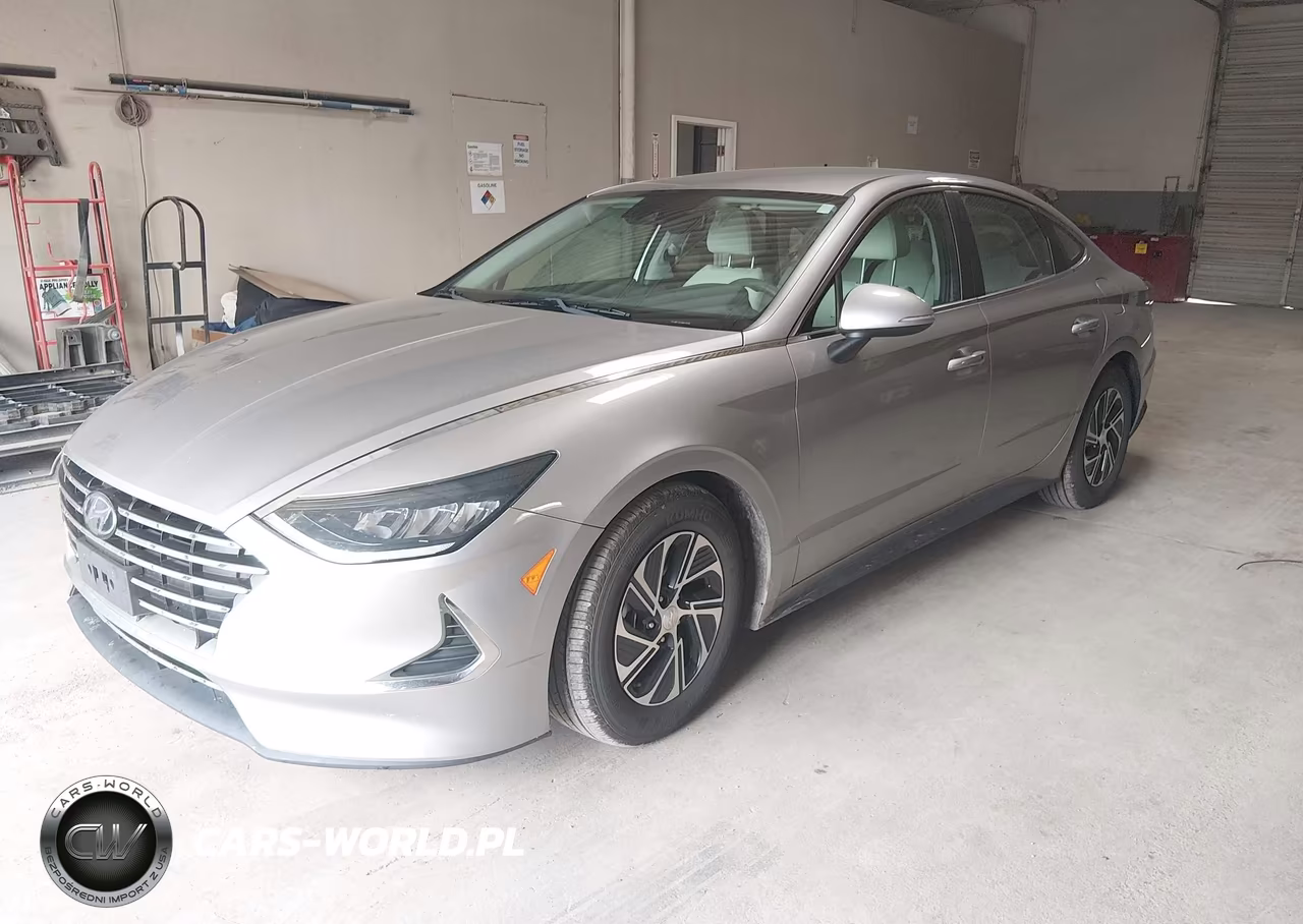 2021 Hyundai Sonata Blue VIN:KMHL24JJ0MA028236 - 2