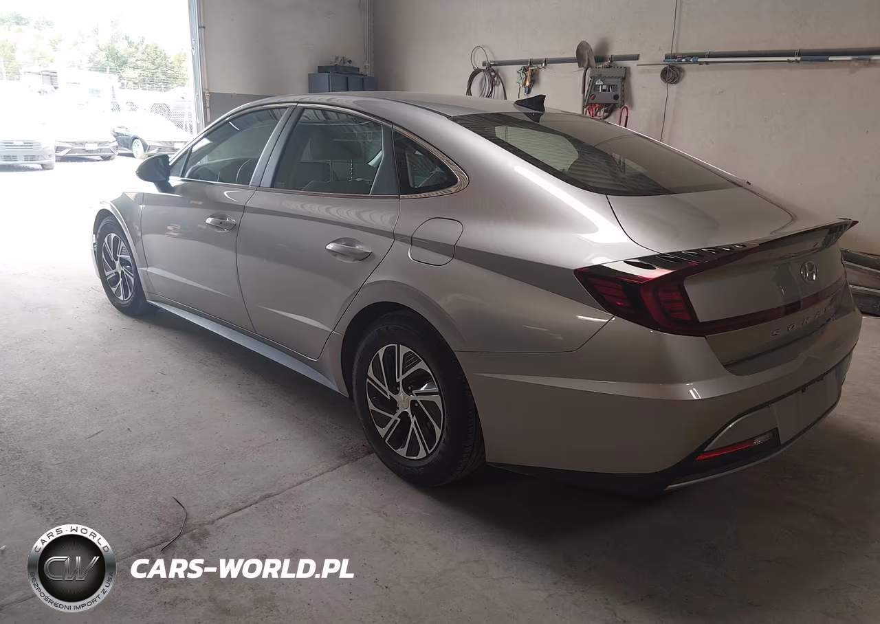 2021 Hyundai Sonata Blue VIN:KMHL24JJ0MA028236 - 3
