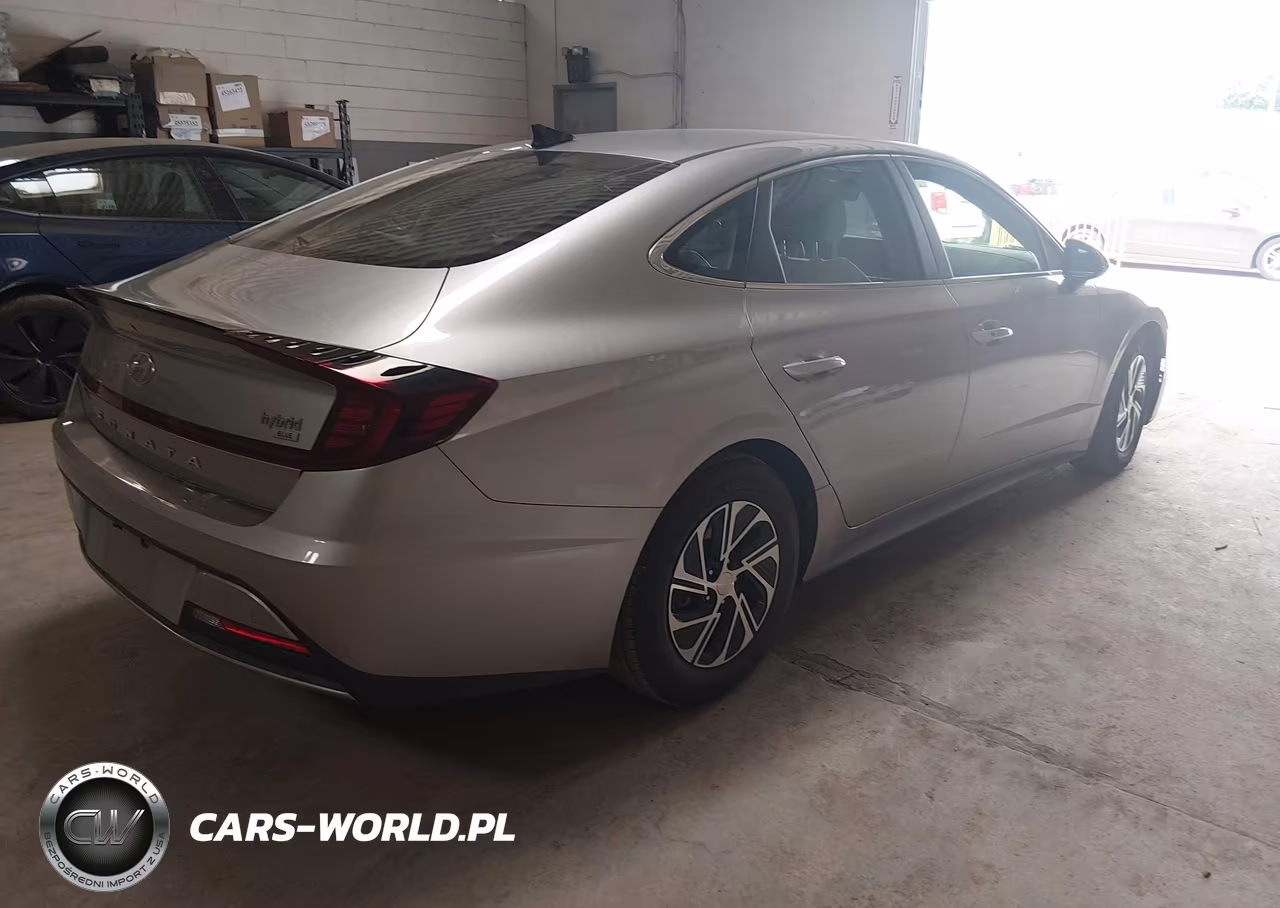 2021 Hyundai Sonata Blue VIN:KMHL24JJ0MA028236 - 4