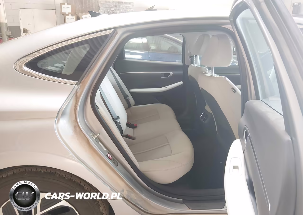 2021 Hyundai Sonata Blue VIN:KMHL24JJ0MA028236 - 8