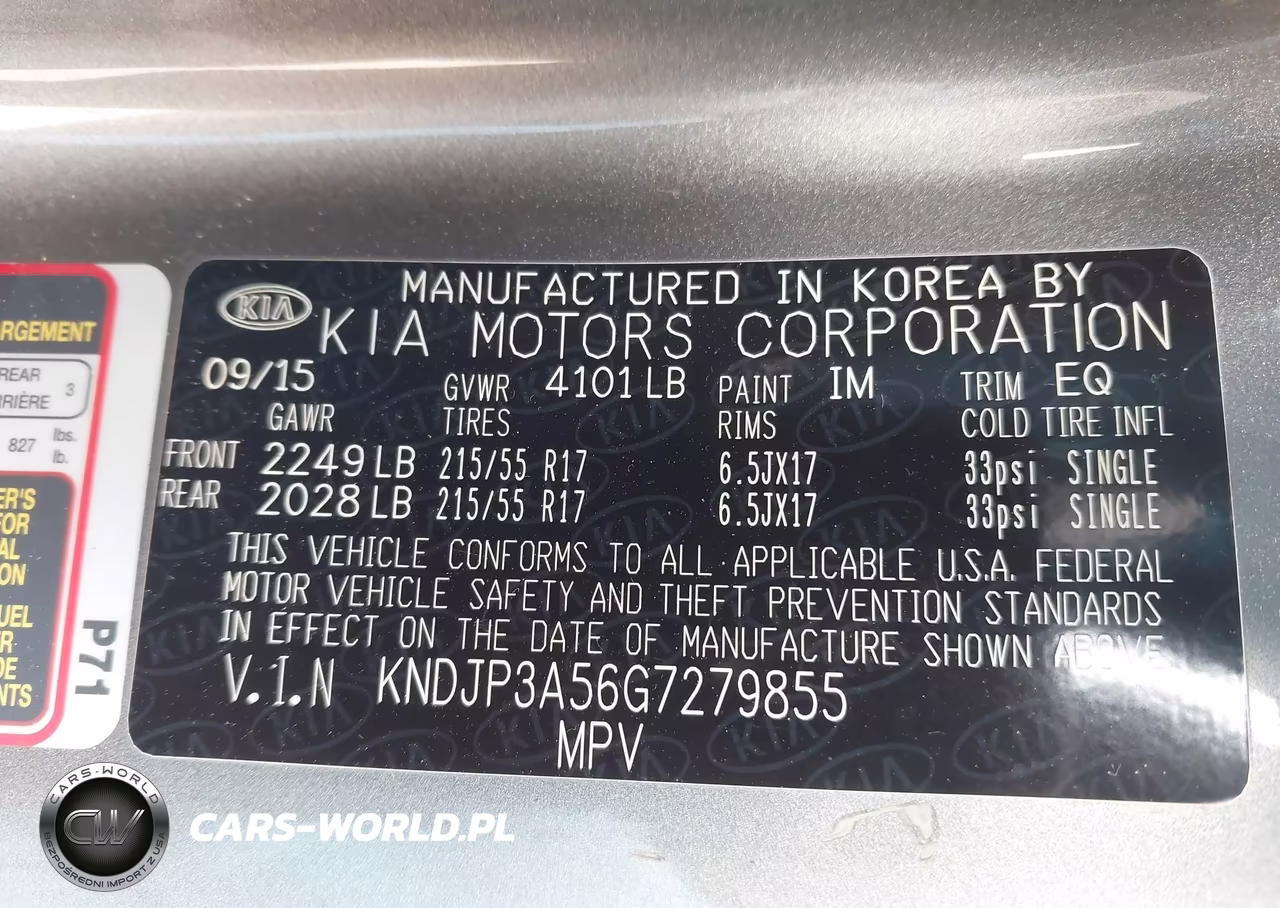 2016 Kia Soul + VIN:KNDJP3A56G7279855 - 9