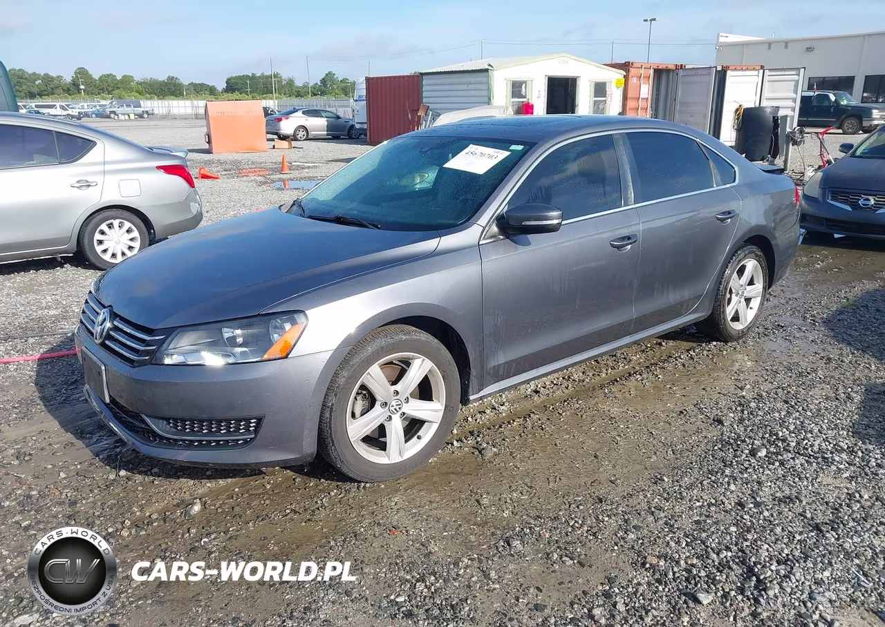 2013 Volkswagen Passat 2.5L Se VIN:1VWBH7A31DC088092 - 2