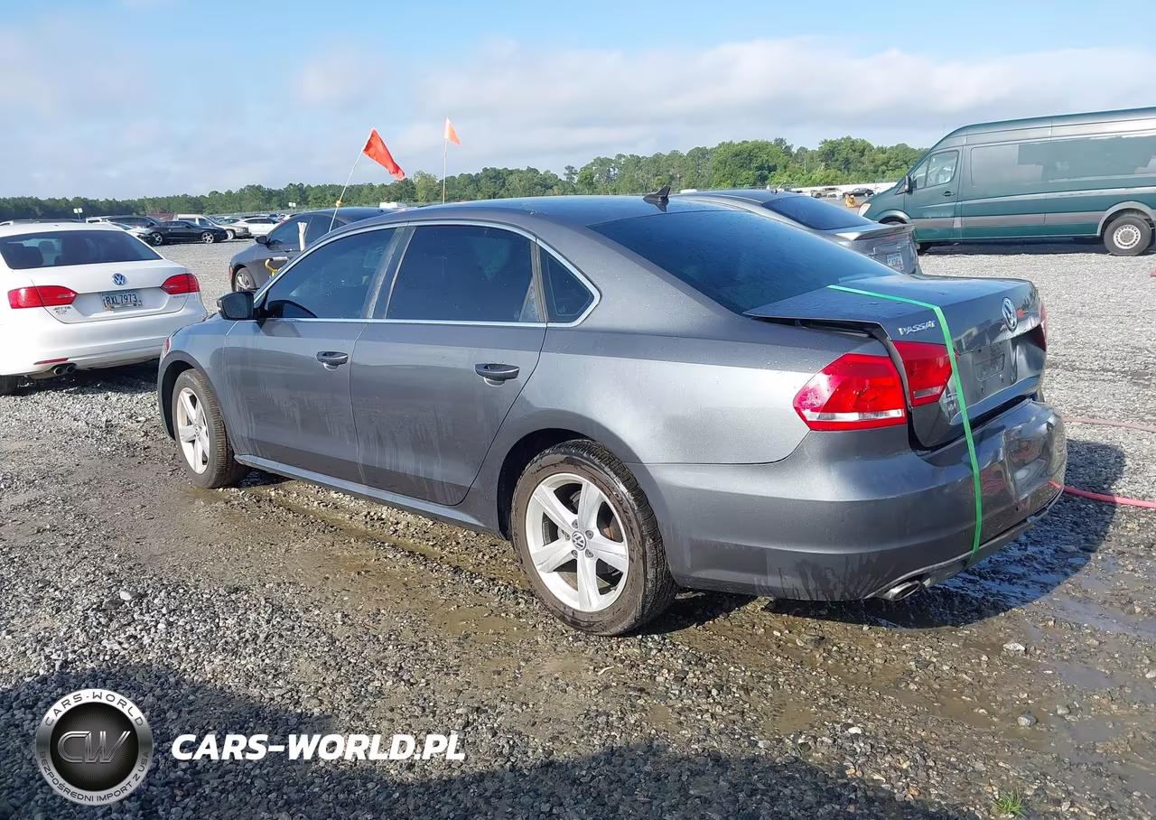 2013 Volkswagen Passat 2.5L Se VIN:1VWBH7A31DC088092 - 3