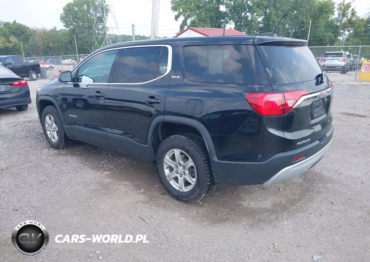 2019 GMC Acadia Sle-1 VIN:1GKKNRLA7KZ256383 - 3