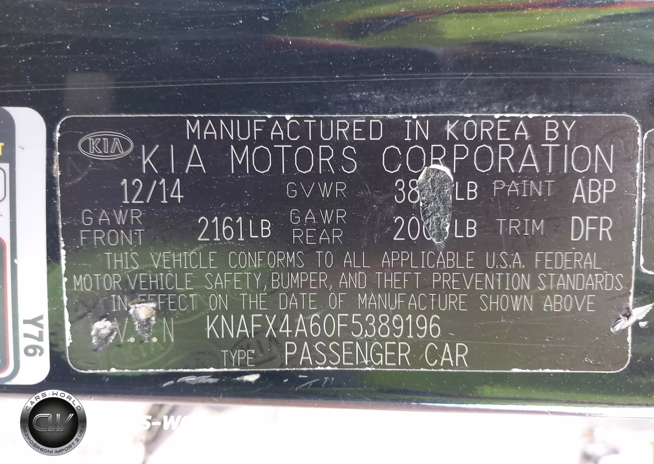 2015 Kia Forte Lx VIN:KNAFX4A60F5389196 - 9