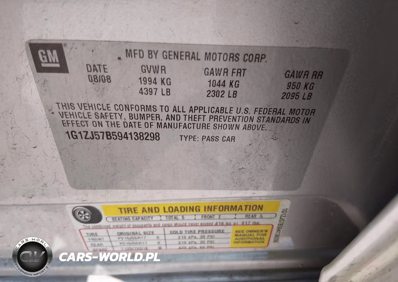 2009 Chevrolet Malibu Lt VIN:1G1ZJ57B594138298 - 9