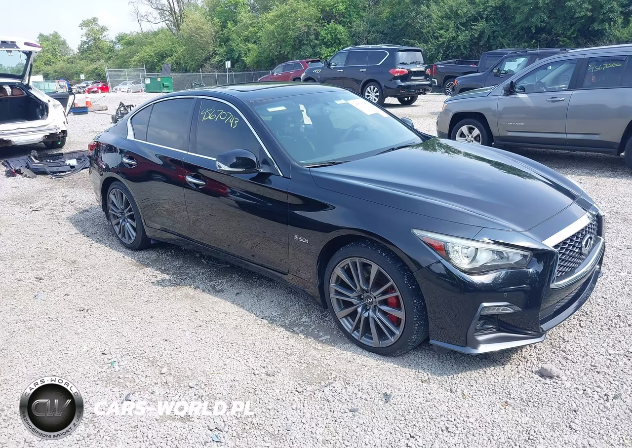 2018 Infiniti Q50 3.0T Red Sport 400 VIN:JN1FV7AR6JM480060 - 1