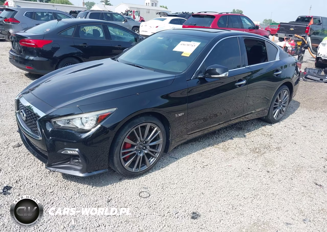 2018 Infiniti Q50 3.0T Red Sport 400 VIN:JN1FV7AR6JM480060 - 2