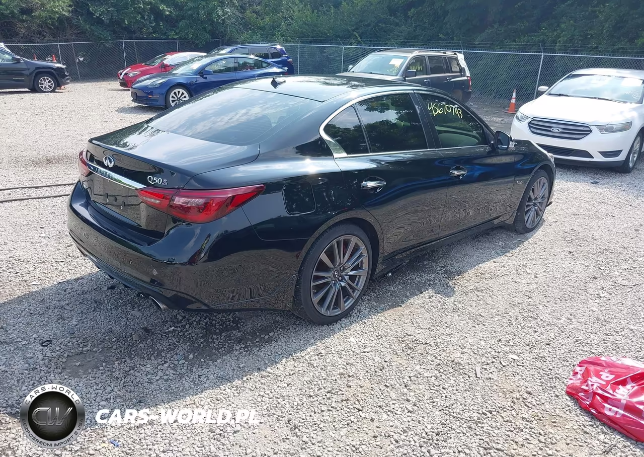 2018 Infiniti Q50 3.0T Red Sport 400 VIN:JN1FV7AR6JM480060 - 4