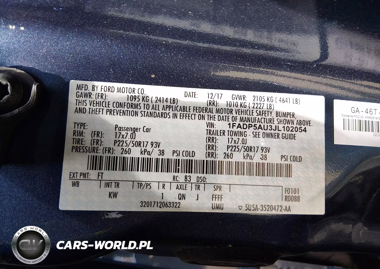 2018 Ford C-Max Hybrid Se VIN:1FADP5AU3JL102054 - 9