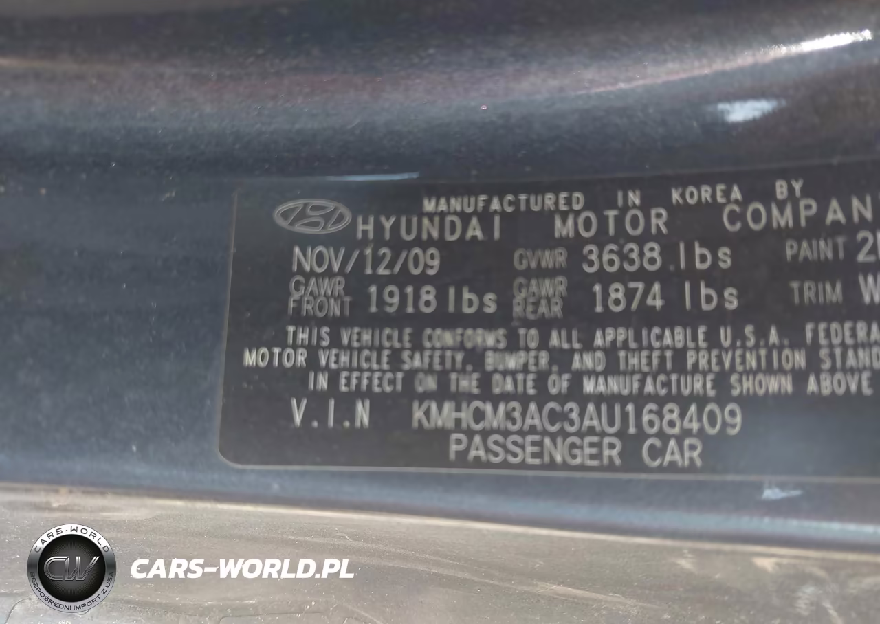 2010 Hyundai Accent Gs VIN:KMHCM3AC3AU168409 - 9
