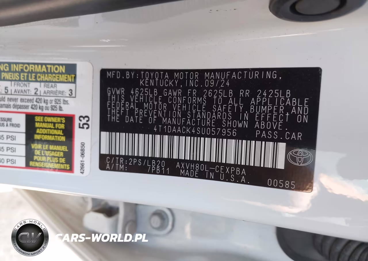 2025 Toyota Camry Xse VIN:4T1DAACK4SU057956 - 9