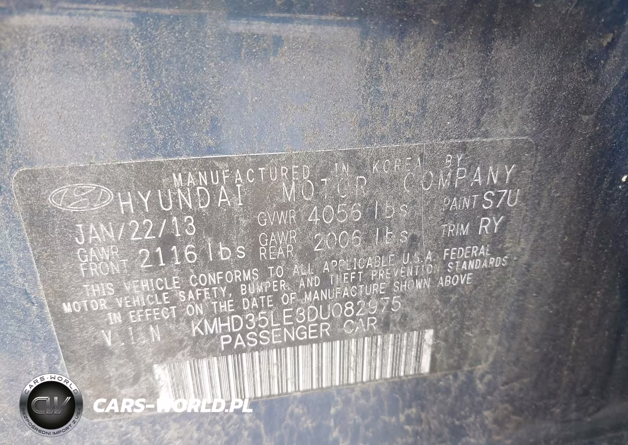 2013 Hyundai Elantra Gt VIN:KMHD35LE3DU082975 - 9