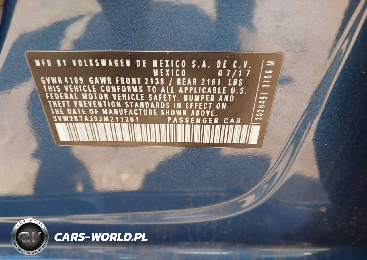 2018 Volkswagen Jetta 1.4T S VIN:3VW2B7AJ9JM211261 - 9