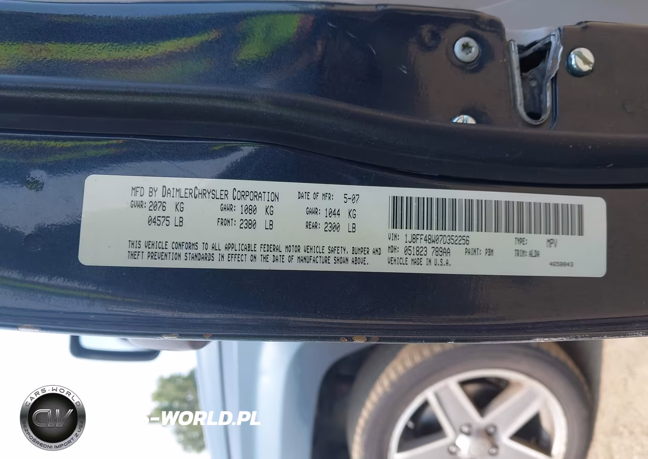 2007 Jeep Patriot Limited VIN:1J8FF48W07D352256 - 9
