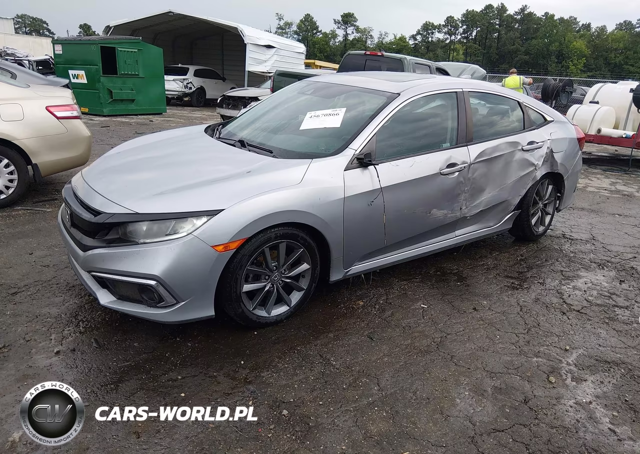 2019 Honda Civic Ex VIN:2HGFC1F36KH651528 - 2