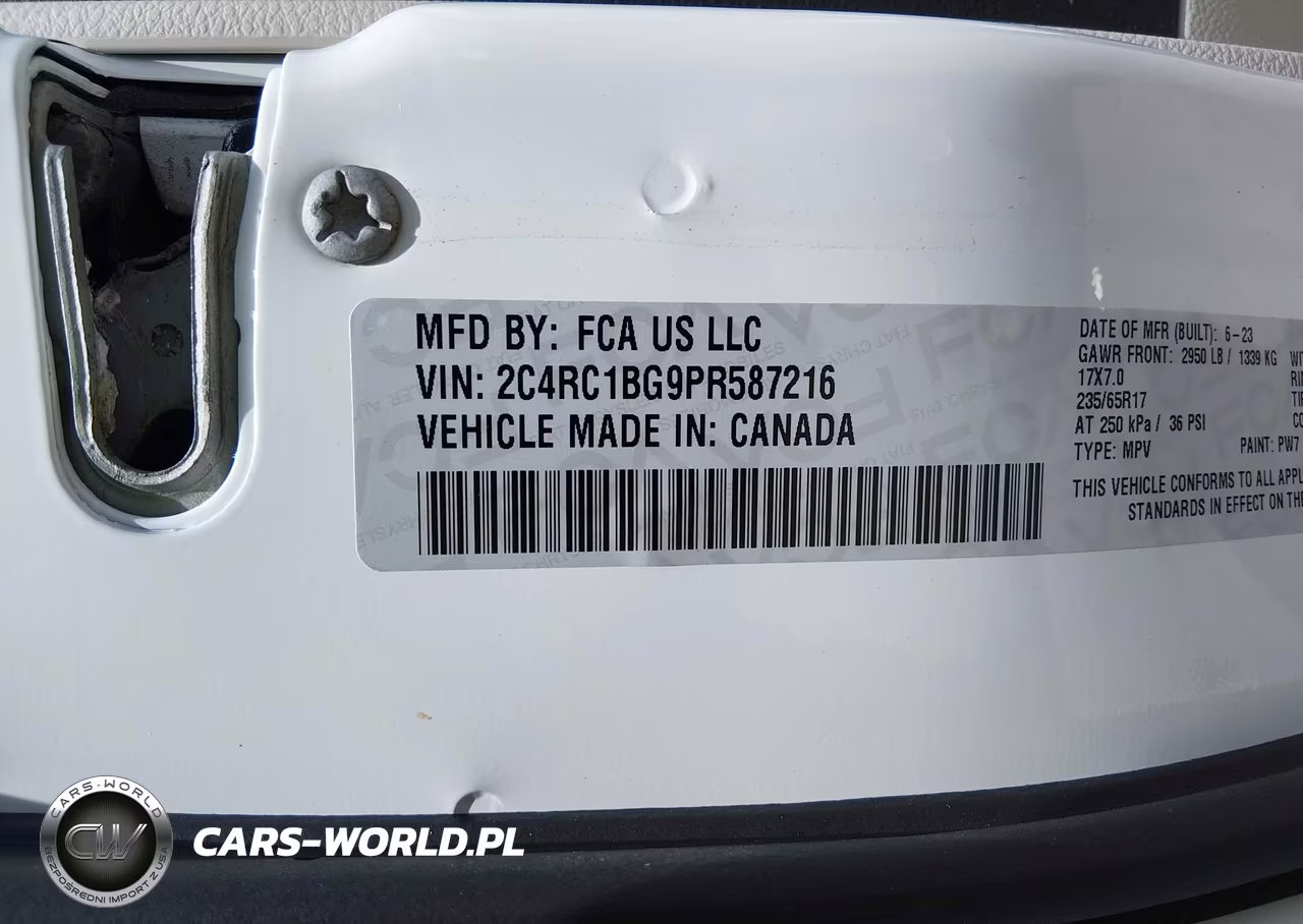 2023 Chrysler Pacifica Touring L VIN:2C4RC1BG9PR587216 - 9