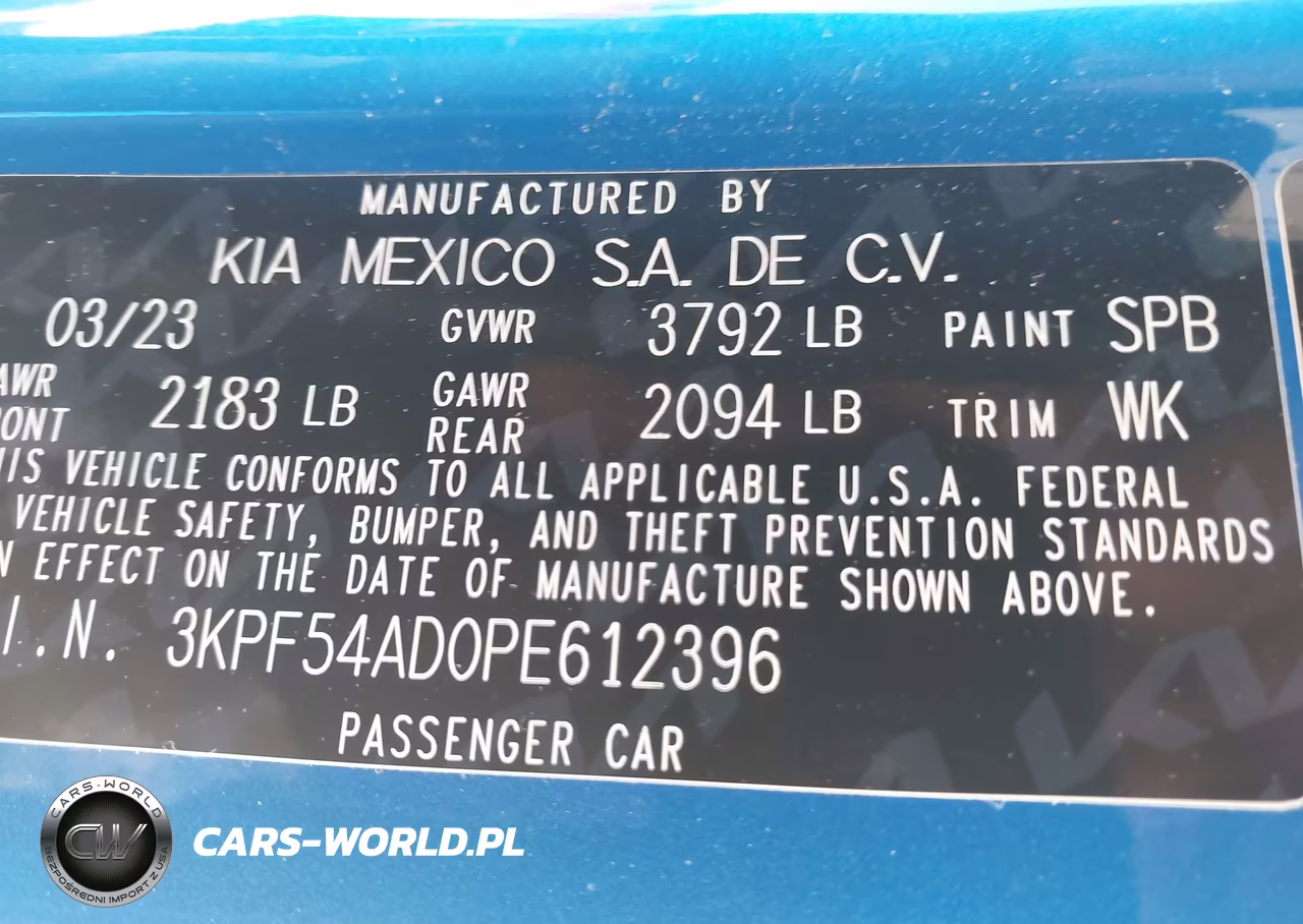2023 Kia Forte Gt-Line VIN:3KPF54AD0PE612396 - 9