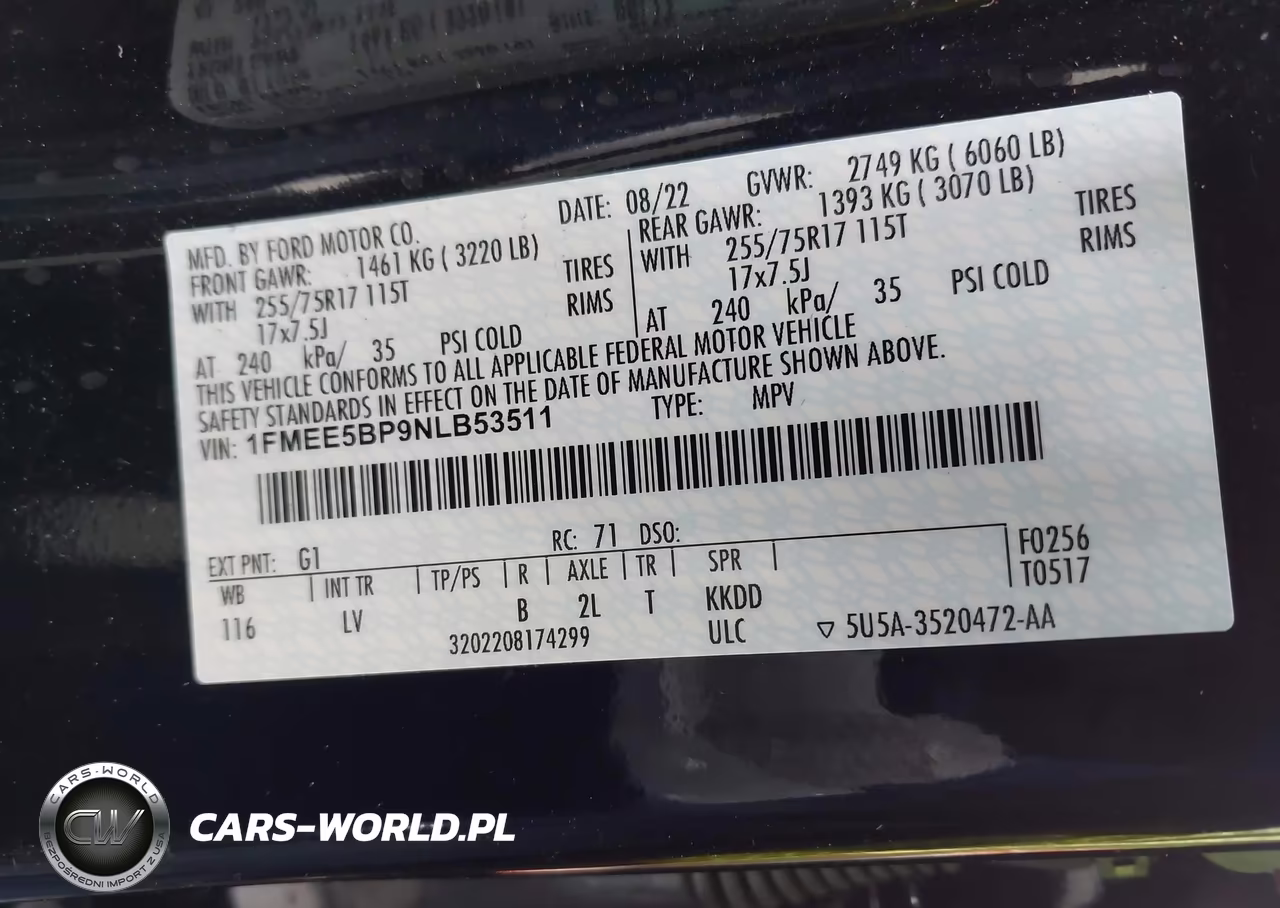 2022 Ford Bronco Big Bend VIN:1FMEE5BP9NLB53511 - 9