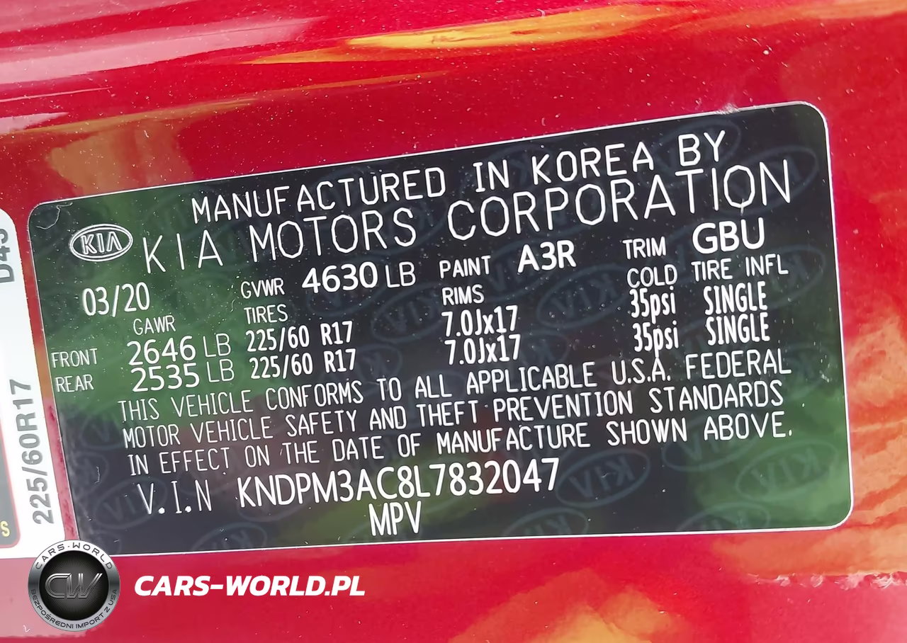 2020 Kia Sportage Lx VIN:KNDPM3AC8L7832047 - 9